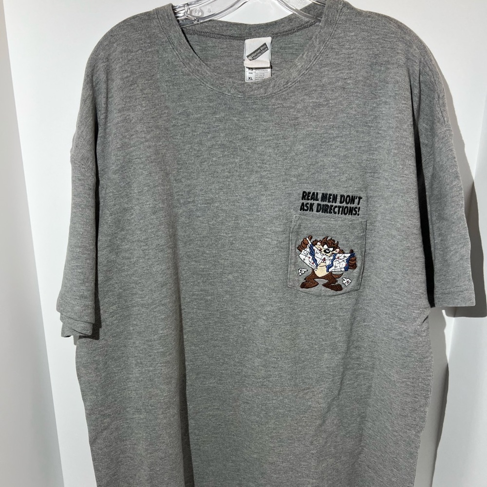 Vintage, Warner Bros., Tasmanian‎ devil pocket T-shirt size XL